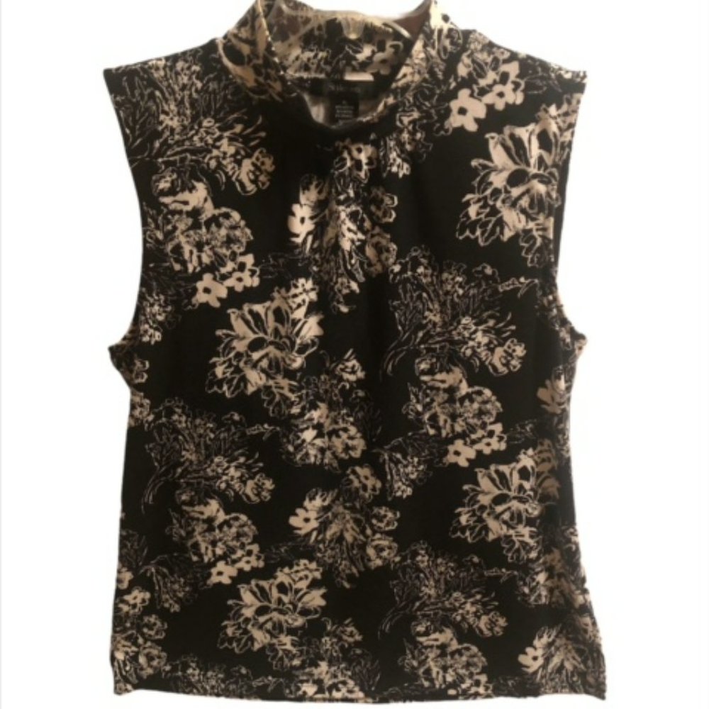 Style & Co Women's  Sleeveless Print Top XL